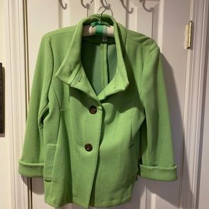 Green Button-up Sweater